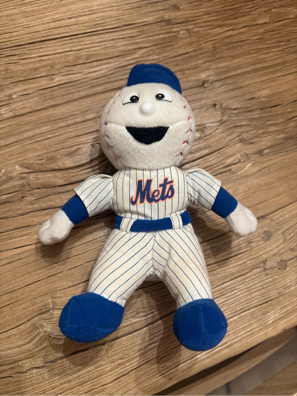 Vintage Mr Met Plush New York Mets Mascot Stuffed Animal